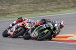 Jonathan Rea vor Chaz Davies 