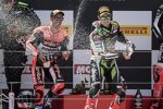 Marco Melandri und Jonathan Rea 