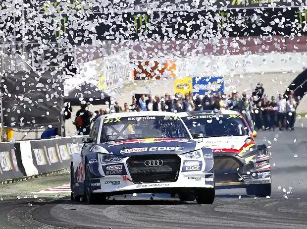 Mattias Ekström, Timo Scheider Titel-Bild zur News: Mattias Ekström, Timo Scheider