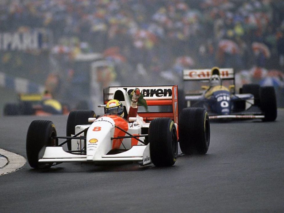 Ayrton Senna, Auslaufrunde