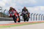 Chaz Davies vor Jonathan Rea 