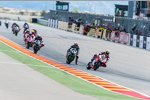 Chaz Davies vor Jonathan Rea 
