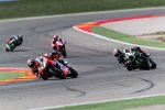 Chaz Davies vor Jonathan Rea 