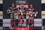 Jonathan Rea, Chaz Davies und Marco Melandri 