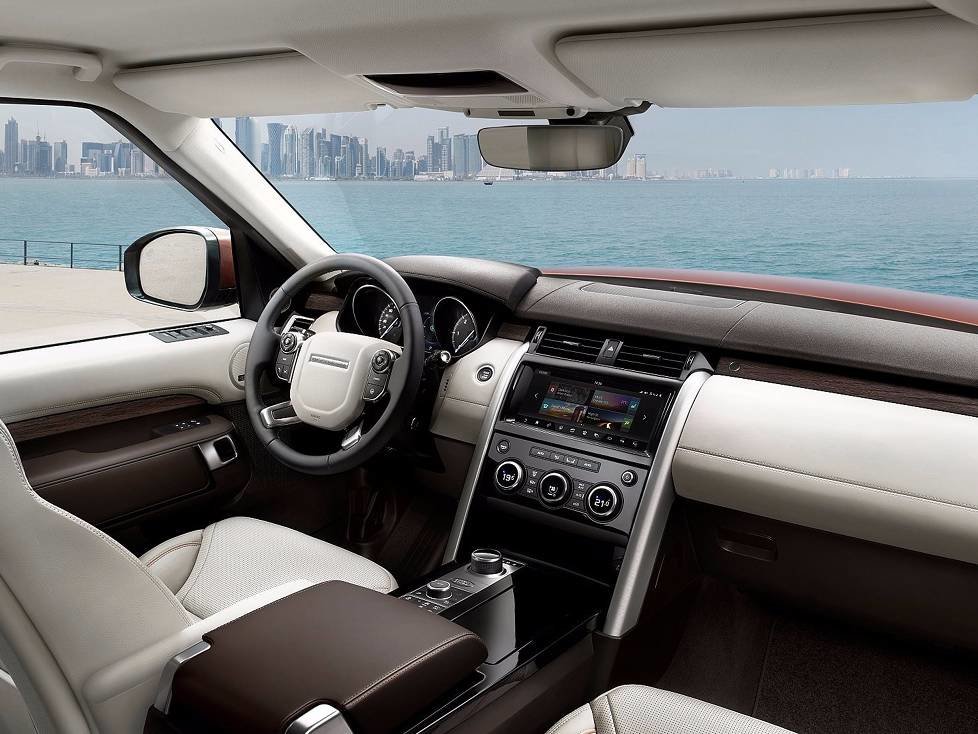 Innenraum des Land Rover Discovery