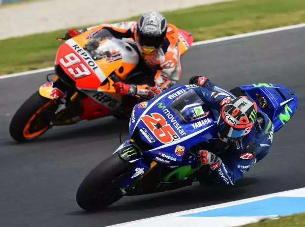 Titel-Bild zur News: Maverick Vinales, Marc Marquez