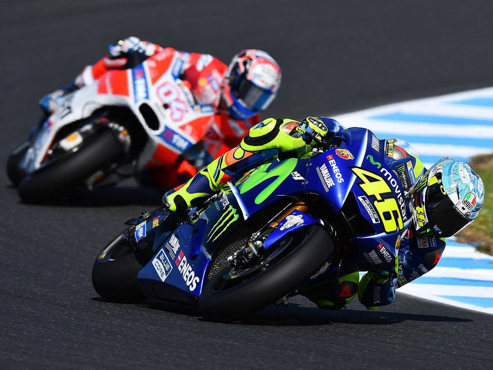 Andrea Dovizioso, Valentino Rossi