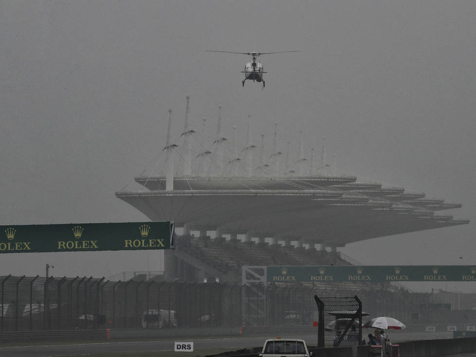 Helikopter über Schanghai