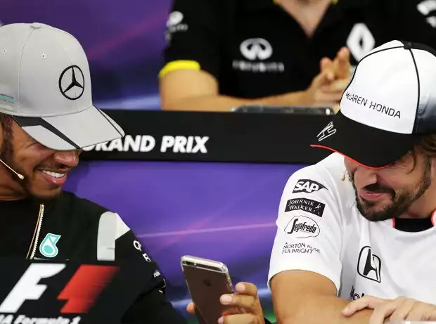Lewis Hamilton, Fernando Alonso Titel-Bild zur News: Lewis Hamilton, Fernando Alonso