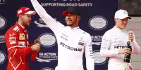 Lewis Hamilton, Sebastian Vettel, Valtteri Bottas