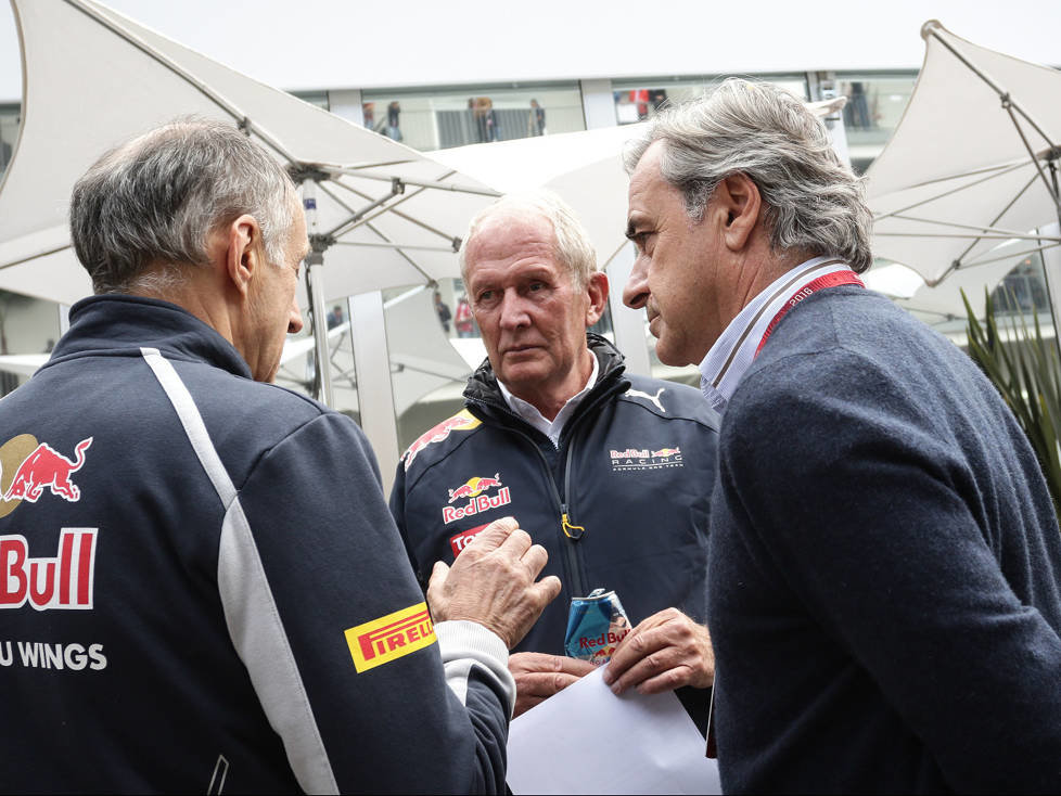 Franz Tost, Helmut Marko, Carlos Sainz