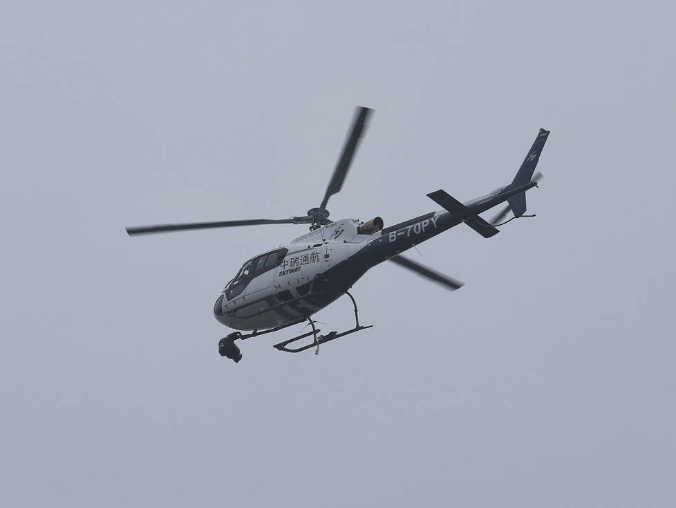 Helikopter in Schanghai