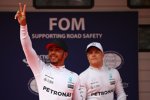 Lewis Hamilton (Mercedes) und Valtteri Bottas (Mercedes) 