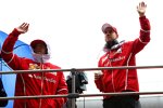 Sebastian Vettel (Ferrari) und Kimi Räikkönen (Ferrari) 