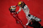 Lewis Hamilton (Mercedes) und Sebastian Vettel (Ferrari) 