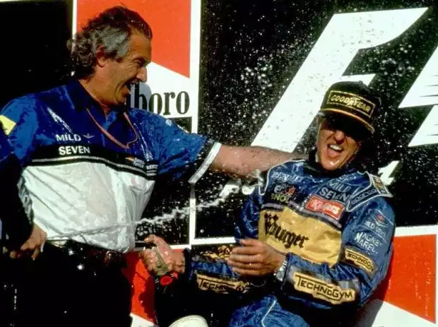 Michael Schumacher, Flavio Briatore Titel-Bild zur News: Michael Schumacher, Flavio Briatore