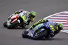 Bild zum Inhalt: Valentino Rossi strahlt: "Konnte bis zum Schluss pushen"