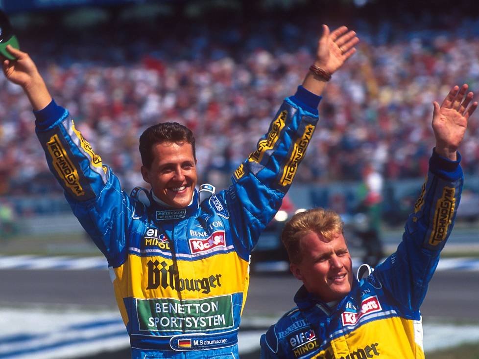 Michael Schumacher, Johnny Herbert