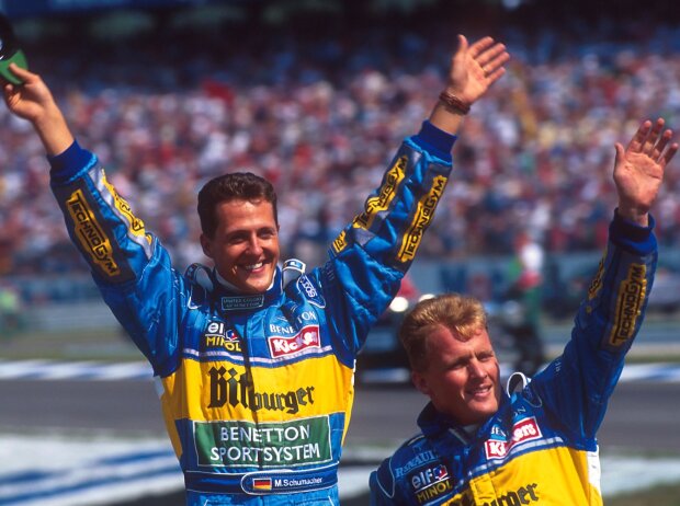 Michael Schumacher, Johnny Herbert