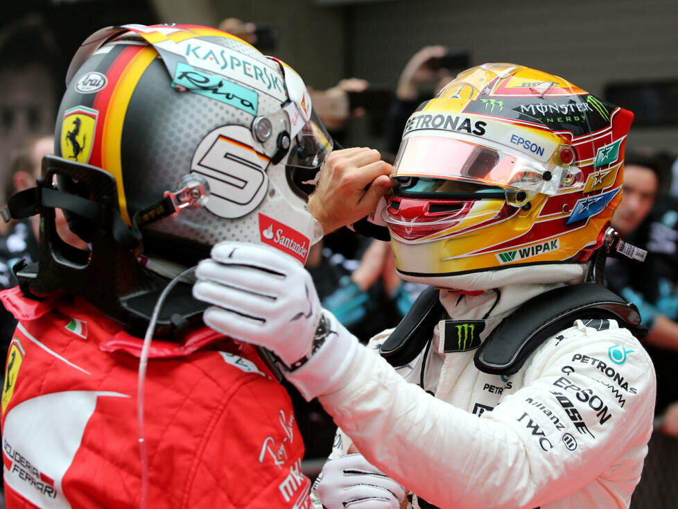 Sebastian Vettel, Lewis Hamilton