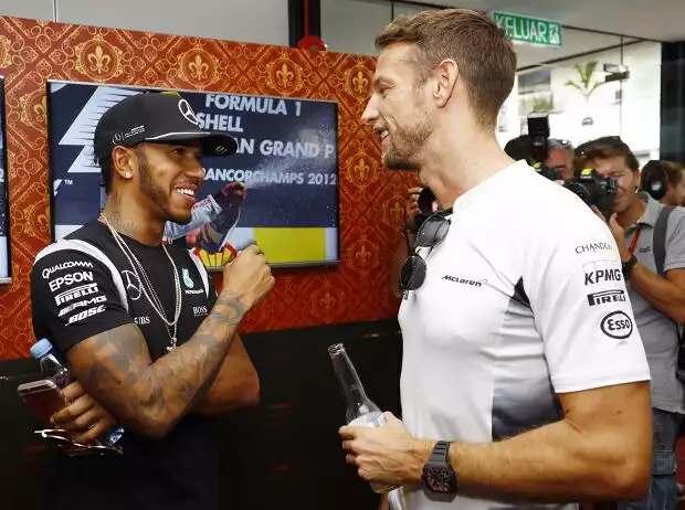 Jenson Button, Lewis Hamilton Titel-Bild zur News: Jenson Button, Lewis Hamilton