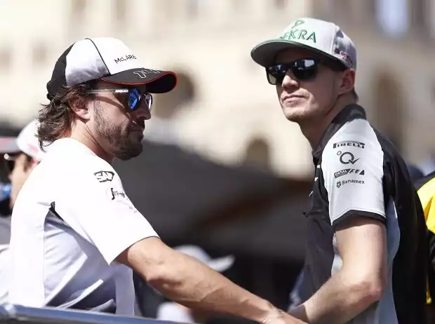 Fernando Alonso, Nico Hülkenberg Titel-Bild zur News: Fernando Alonso, Nico Hülkenberg