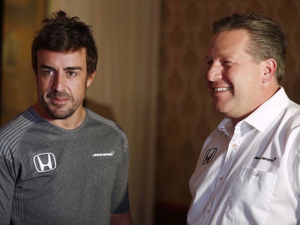 Fernando Alonso, Zak Brown