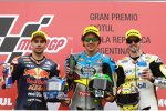 Miguel Oliveira, Franco Morbidelli und Thomas Lüthi 