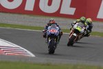 Maverick Vinales vor Cal Crutchlow und Valentino Rossi 