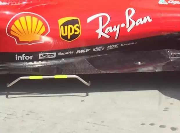 Flexibler Unterboden des Ferrari SF70H Titel-Bild zur News: Flexibler Unterboden des Ferrari SF70H