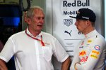 Helmut Marko und Max Verstappen (Red Bull) 