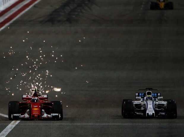Titel-Bild zur News: Felipe Massa, Kimi Räikkönen