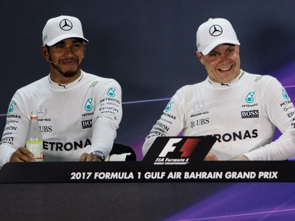 Lewis Hamilton, Valtteri Bottas, Sebastian Vettel