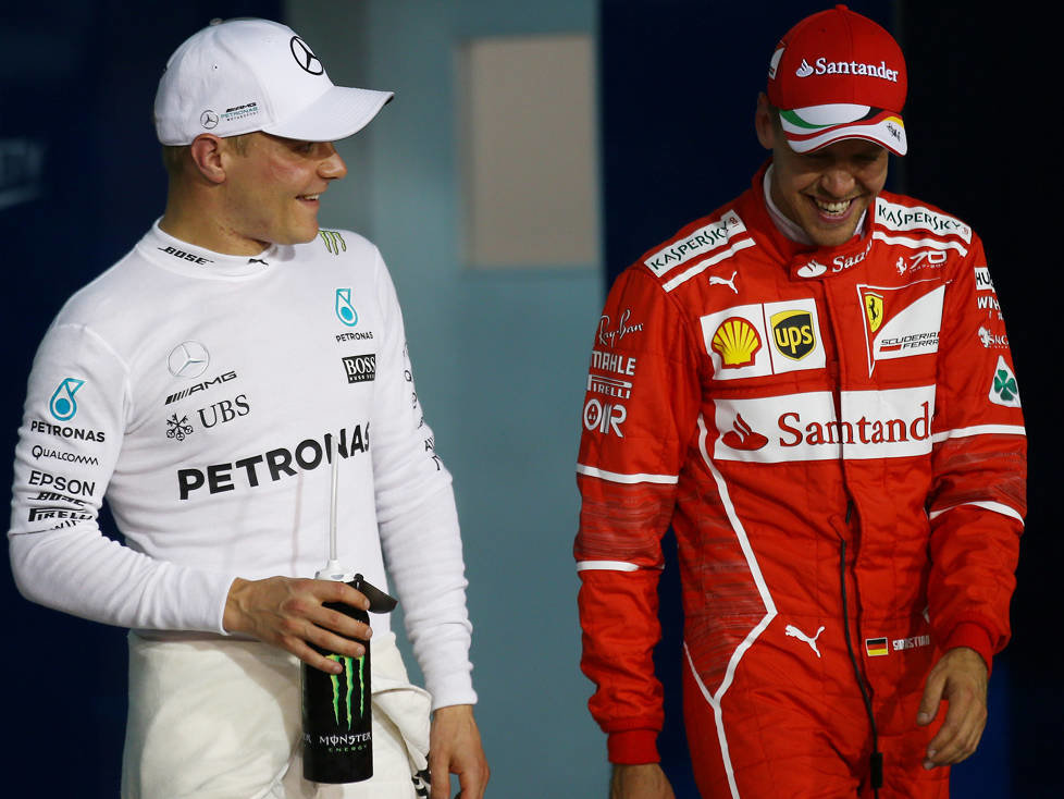 Valtteri Bottas, Sebastian Vettel