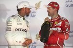 Lewis Hamilton (Mercedes) und Sebastian Vettel (Ferrari) 