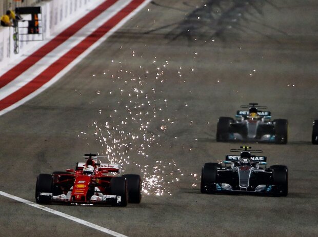 Sebastian Vettel, Valtteri Bottas Sebastian Vettel, Valtteri Bottas