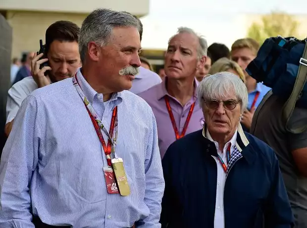 Titel-Bild zur News: Chase Carey, Bernie Ecclestone