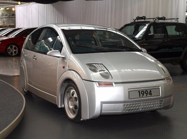 Titel-Bild zur News: VW-Museum Wolfsburg: Audi A2-Prototyp CC1 (1994)