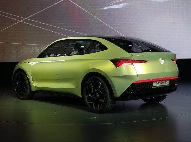 Heck des Skoda Vision E 2017