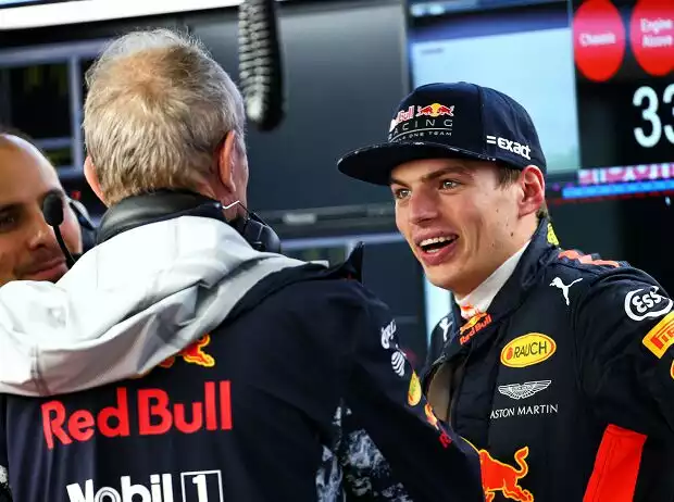 Max Verstappen, Helmut Marko Titel-Bild zur News: Max Verstappen, Helmut Marko