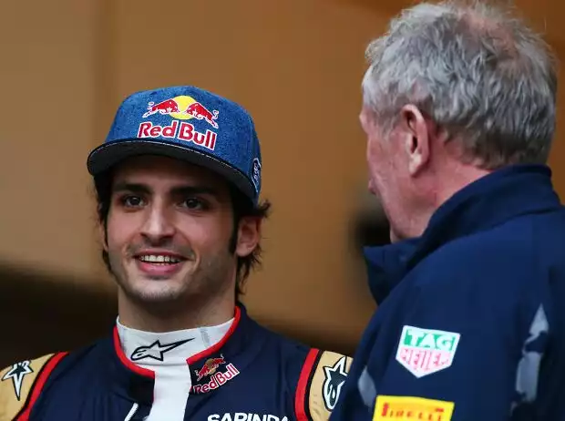 Carlos Sainz, Helmut Marko Titel-Bild zur News: Carlos Sainz, Helmut Marko