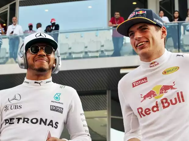 Lewis Hamilton, Max Verstappen Titel-Bild zur News: Lewis Hamilton, Max Verstappen