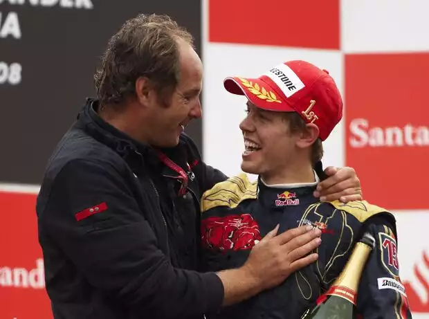 Titel-Bild zur News: Gerhard Berger, Sebastian Vettel