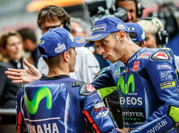 Maverick Vinales, Valentino Rossi Titel-Bild zur News: Maverick Vinales, Valentino Rossi