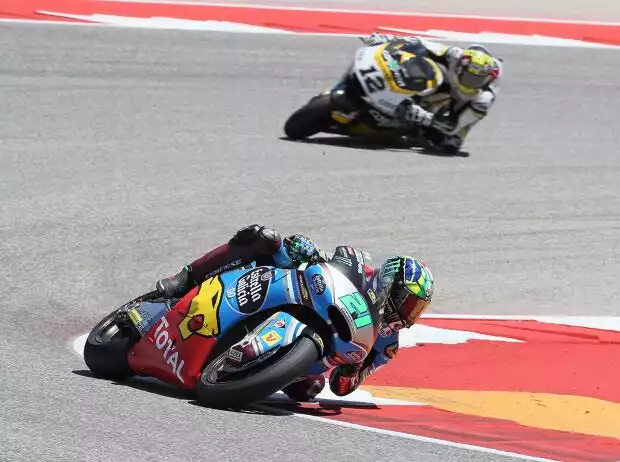 Franco Morbidelli, Tom Lüthi Titel-Bild zur News: Franco Morbidelli, Tom Lüthi