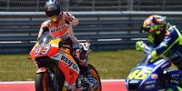 Bild zum Inhalt: MotoGP Austin: Marquez dominiert, Rossi holt WM-Führung