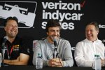 Michael Andretti, Fernando Alonso und Zak Brown 