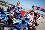 Kenny Roberts Jun. und Kevin Schwantz