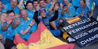 Bild zum Inhalt: Alonso zurück zu Renault? "Leben nicht in der Vergangenheit"