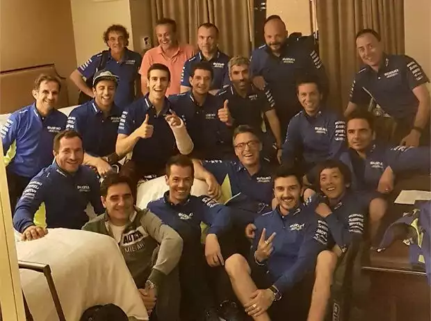 Titel-Bild zur News: Alex Rins, Andrea Iannone
